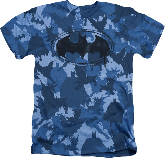 Blue Camo Batman T-Shirt
