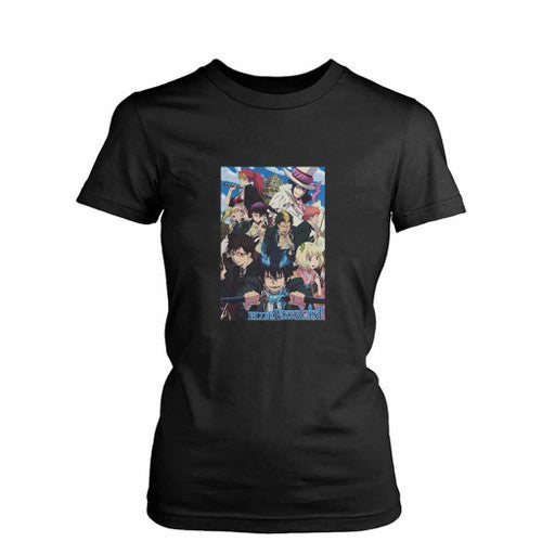 Blue Exorcist Anime Love You Womens T-Shirt Tee
