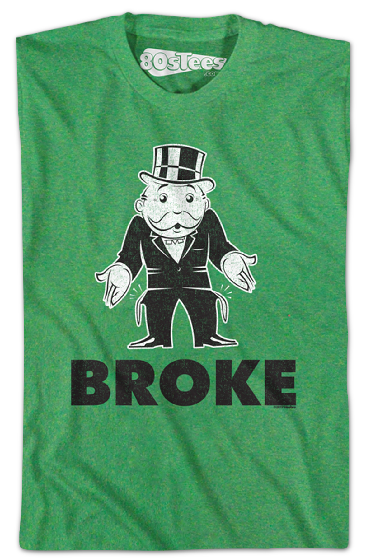 Broke Monopoly Rich Uncle Moneybags T-Shirt