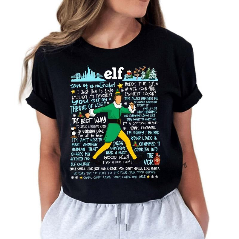 buddy the elf t shirt Hoodie, Sweatshirt | HypeCrazeTee.com