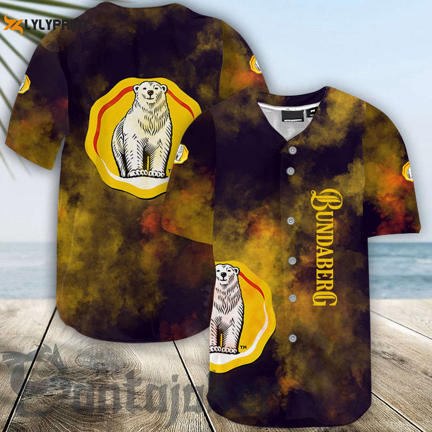 Bundaberg Colorful Smoke Baseball Jersey - Gift for Men Women - Gift for Men Women - lylyprint.com