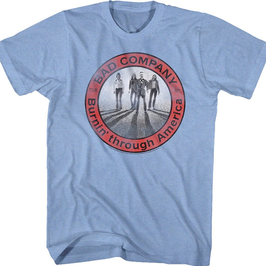 Burnin' Through America Tour Bad Company T-Shirt