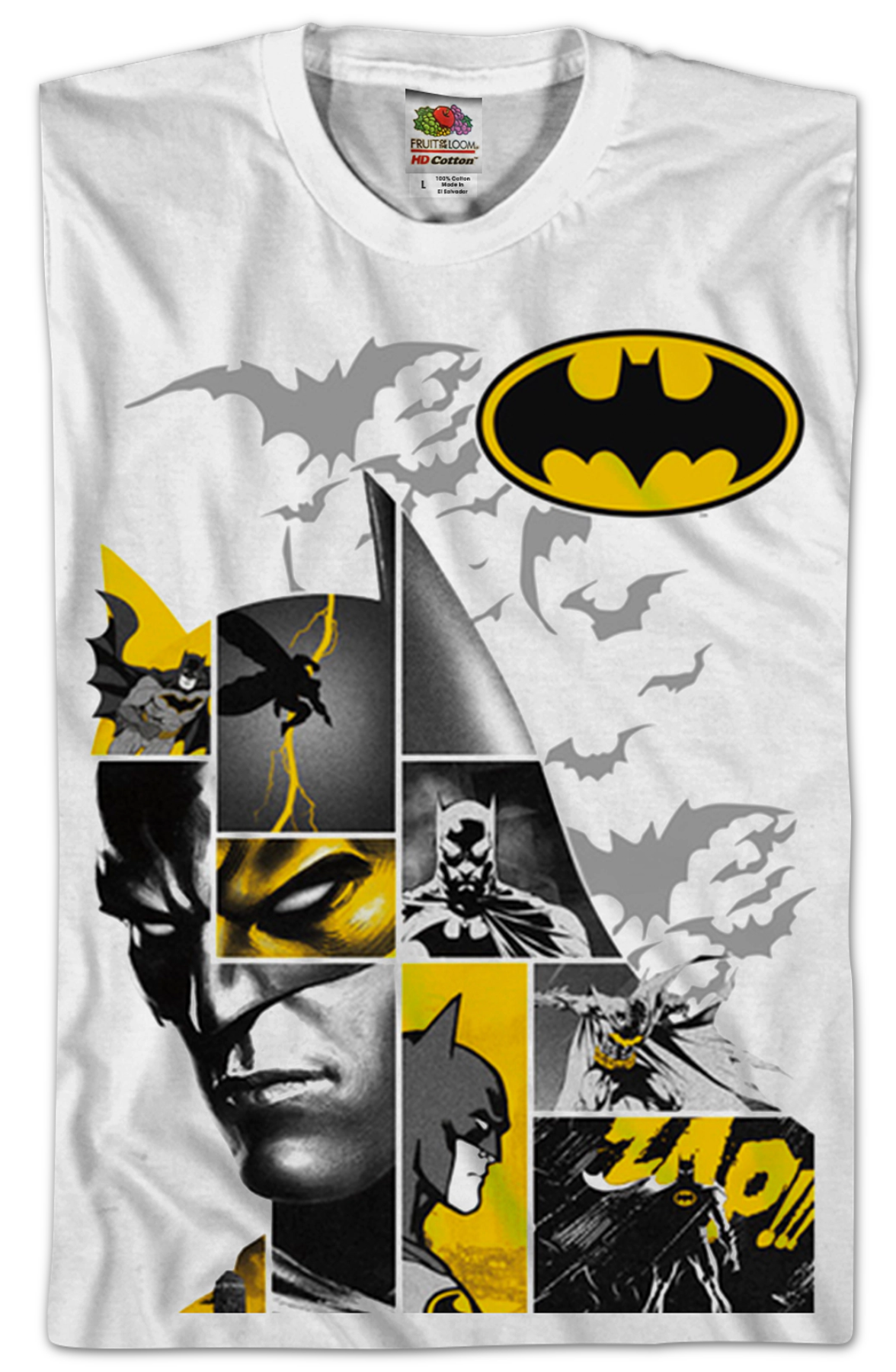 Caped Crusader Collage Batman T-Shirt