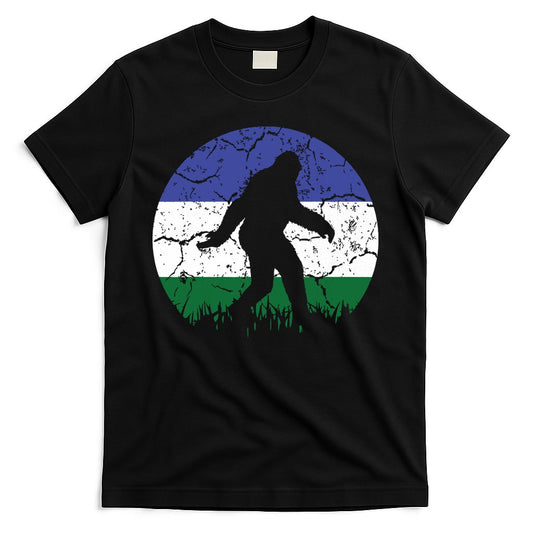 Cascadia Bioregion Bigfoot Flag Independence Vintage T-Shirt