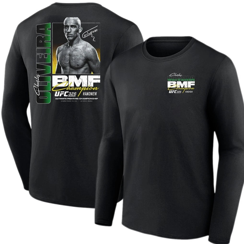 Charles Oliveira UFC 326 AndNew BMF Champion Boxy T-Shirt