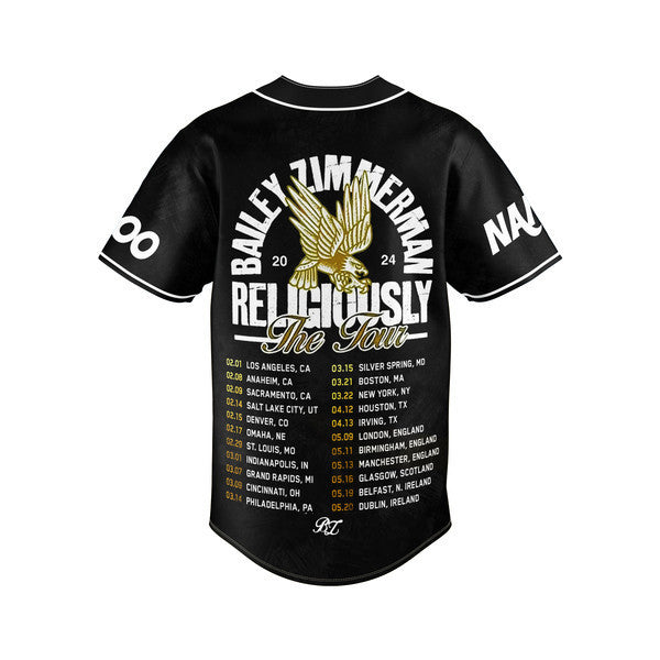 Comfimerch Bailey Zimmerman Baseball Jersey For Fans - Comfimerch