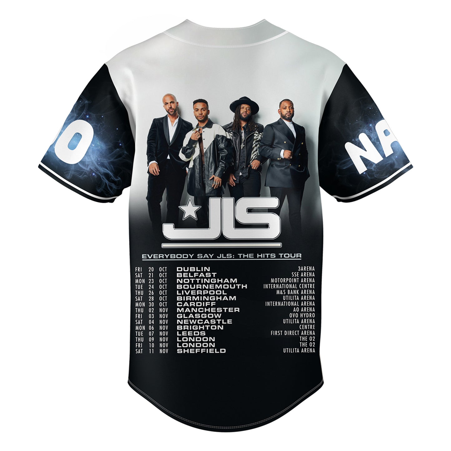 Comfimerch Everybody Say JLS The Hits Tour Baseball Jersey For Fans - Comfimerch