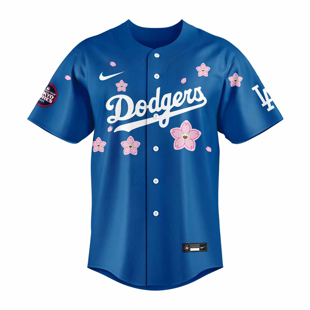 Comfimerch Los Angeles Dodgers Takashi Murakami x MLB World Tour Tokyo Personalized New Baseball Jersey For Fan - Comfimerch