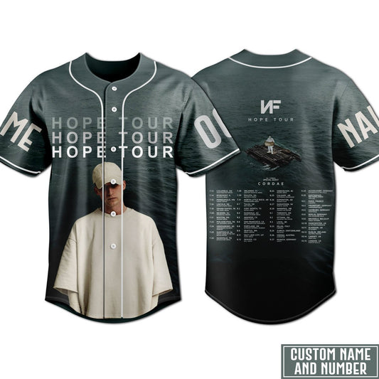 Comfimerch NF Hope Tour Baseball Jersey For Fans - Comfimerch