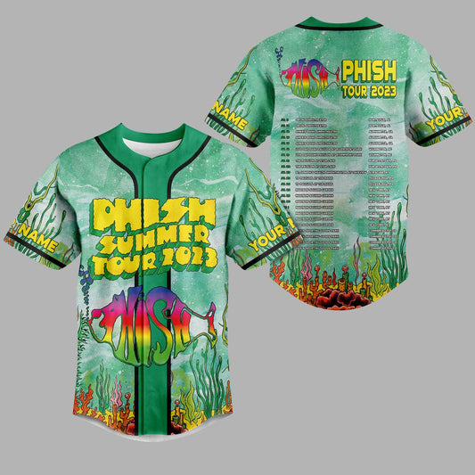 Comfimerch Phish Summer Tour Baseball Jersey For Fans - Comfimerch