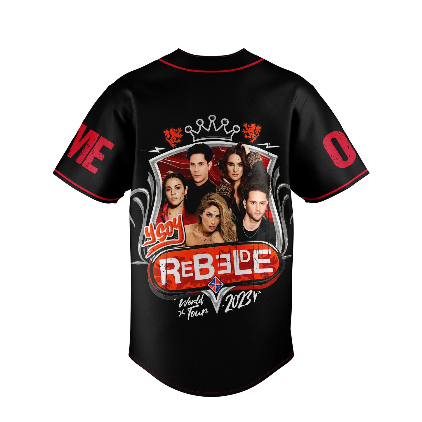 Comfimerch Rebelde' 2023 World Tour Baseball Jersey For Fans - Comfimerch