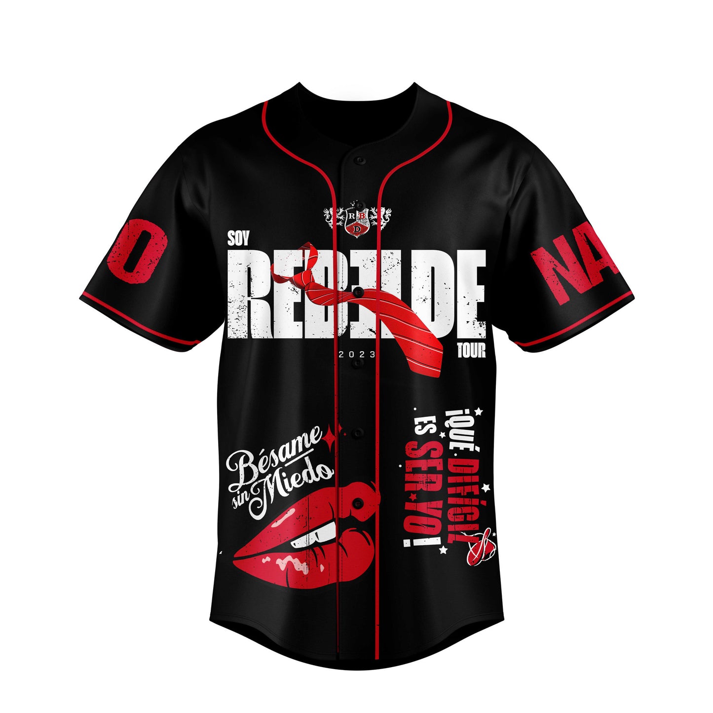 Comfimerch Rebelde' 2023 World Tour Baseball Jersey For Fans - Comfimerch