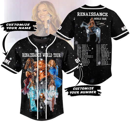 Comfimerch Renaissance World Tour by Beyoncé Baseball Jersey For Fans - Comfimerch