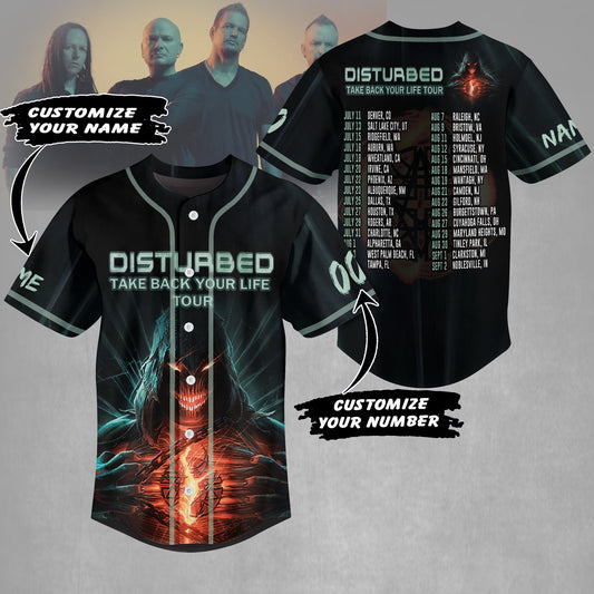 Comfimerch Take Back Your Life Tour Baseball Jersey For Fans - Comfimerch