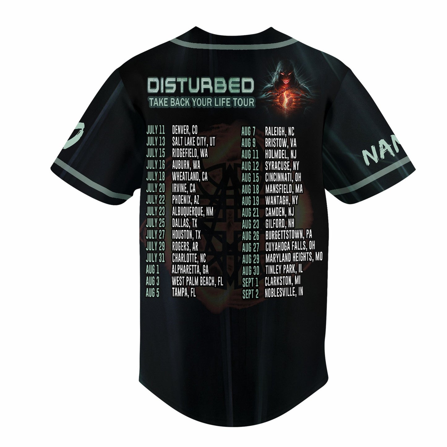 Comfimerch Take Back Your Life Tour Baseball Jersey For Fans - Comfimerch