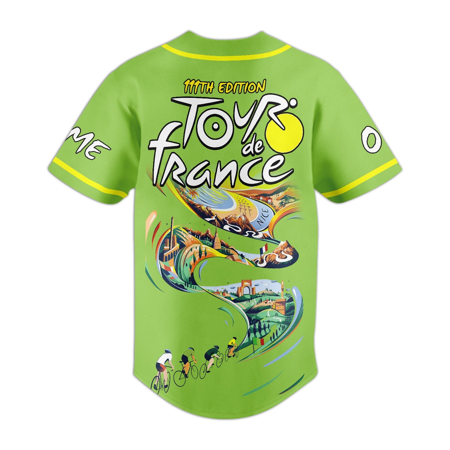 Comfimerch Tour De France Baseball Jersey For Fans - Comfimerch