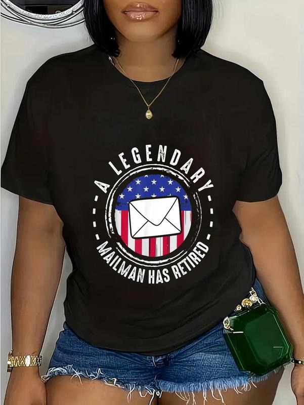 cotton A Legendary Mailman Has Retired T-Shirt casual Fashion graphic tees women Hoodie, Sweatshirt | HypeCrazeTee.com