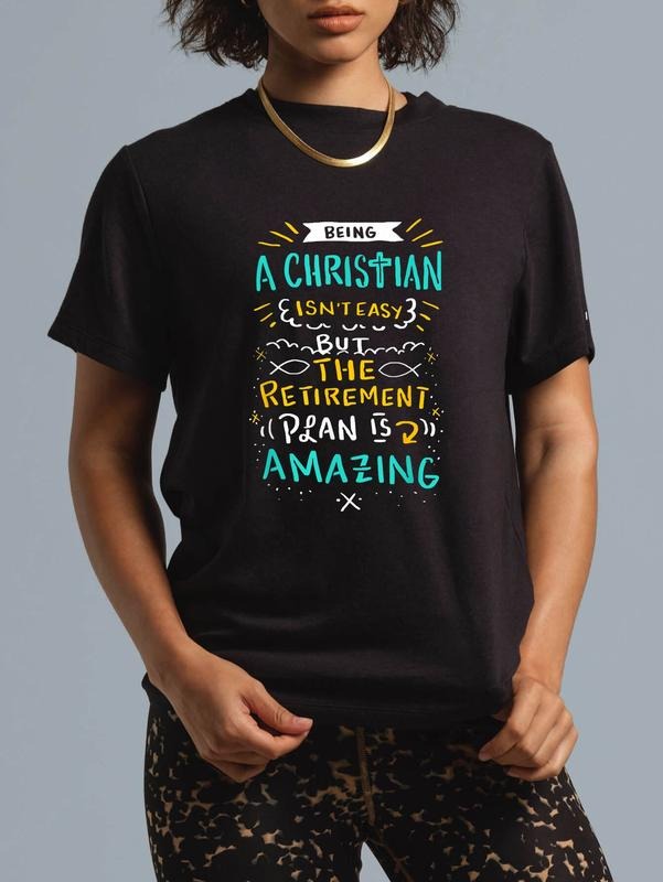cotton Amazing Retirement Plan - Funny Church & Christian Gift T-Shirt casual Fashion graphic tees women style 02 Hoodie,...
