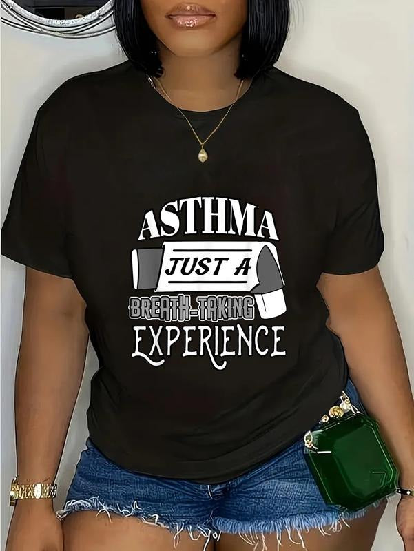 cotton Asthma Just A Breath-Taking Experience Respiratory Disease T-Shirt casual Fashion graphic tees Hoodie, Sweatshirt