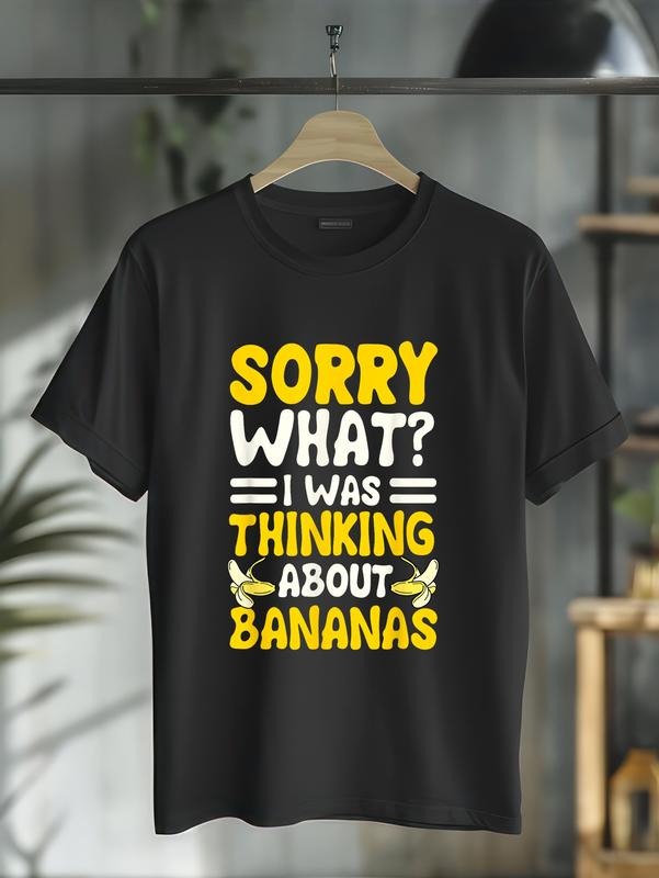 cotton Banana Fruit Lover Fruitarian Funny T-Shirt casual Fashion graphic tees for women Hoodie, Sweatshirt