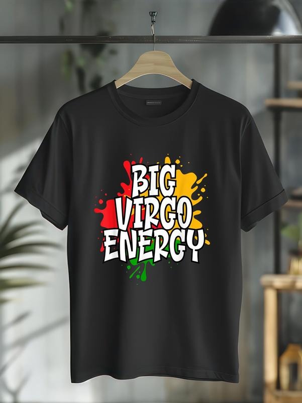 cotton Big Virgo Zodiac Energy T-Shirt casual Fashion graphic tees for women Hoodie, Sweatshirt | HypeCrazeTee.com