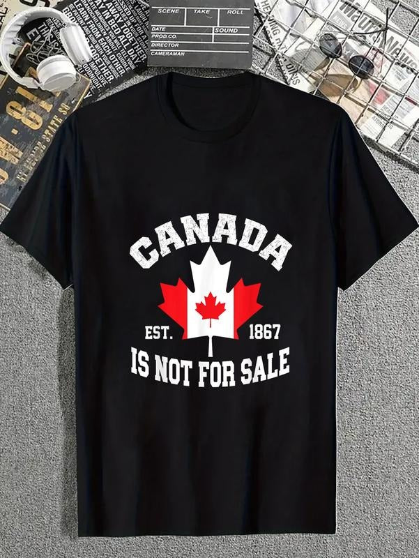 cotton Canada is Not For Sale EST. 1867 Proud Canadian T-Shirt casual Fashion graphic tees women style 02 Hoodie, Sweatshirt