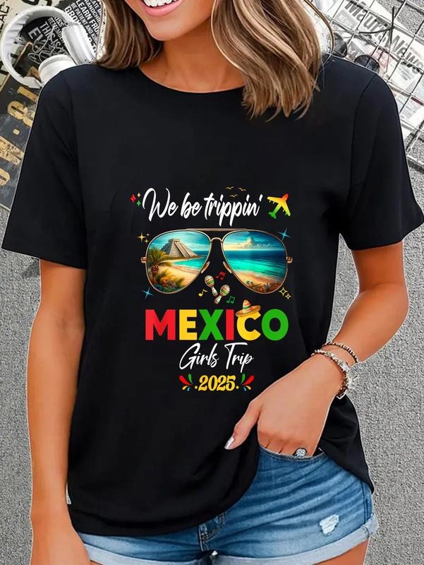 cotton Cancun Mexico Cozumel Tulum Vacation Group Outfit 2025 T-Shirt casual Fashion graphic tees women Hoodie, Sweatshirt