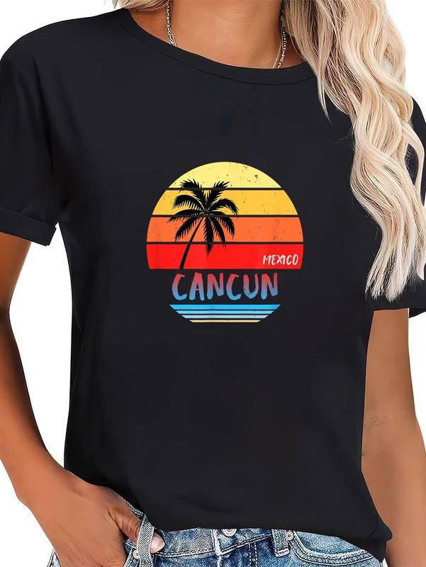 cotton Cancun Shirt | Cancun Mexico T-Shirt casual Fashion graphic tees women Hoodie, Sweatshirt | HypeCrazeTee.com