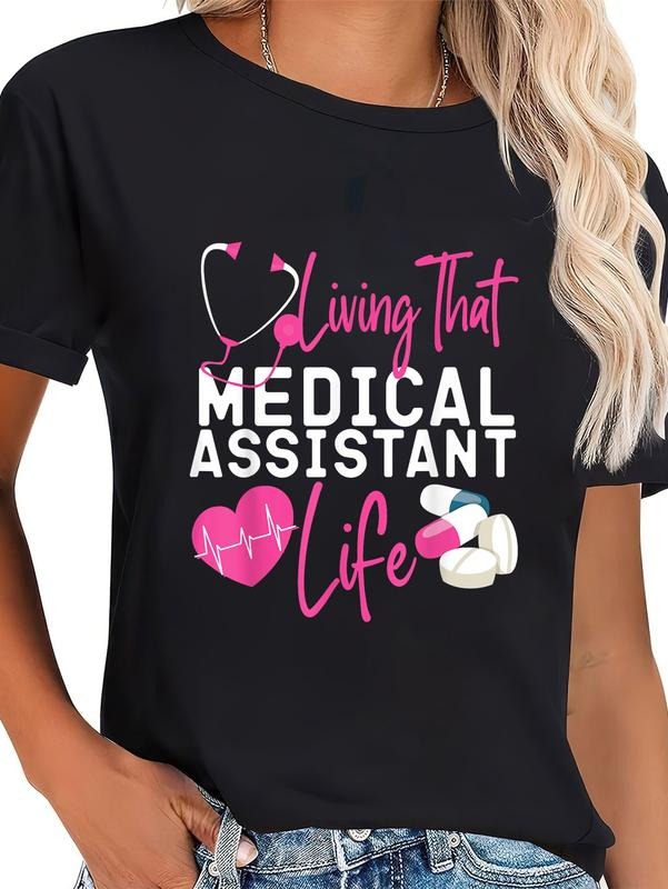 cotton Certified Medical Assistant Life CMA T-Shirt casual Fashion graphic tees women Hoodie, Sweatshirt | HypeCrazeTee.com