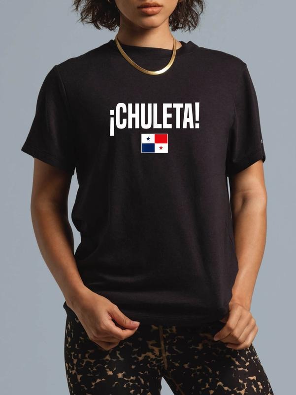 cotton Chuleta Panamanian Slang Panama Flag T-Shirt casual Fashion graphic tees women Hoodie, Sweatshirt | HypeCrazeTee.com