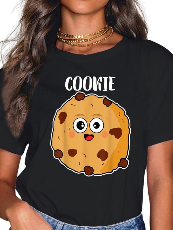 cotton Cookie costume adult Shirt for Funny Halloween pair Group T-Shirt casual Fashion graphic tees women Hoodie, Sweatshirt