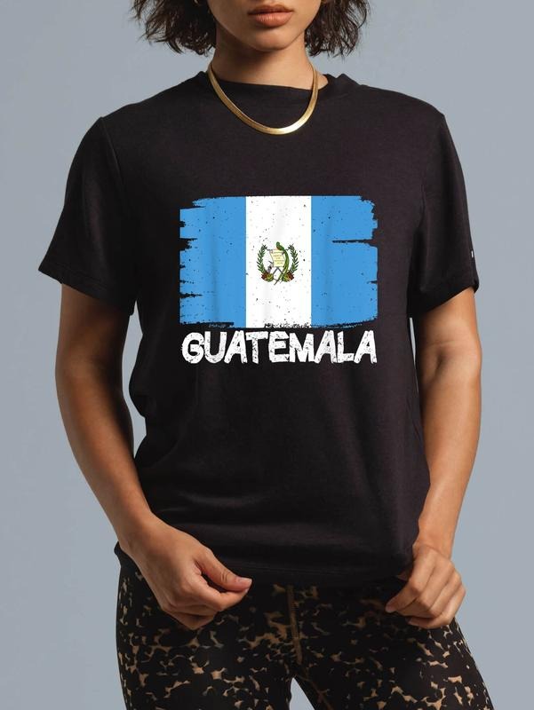 cotton Cool Guatemala Flag T-Shirt casual Fashion graphic tees women Hoodie, Sweatshirt | HypeCrazeTee.com