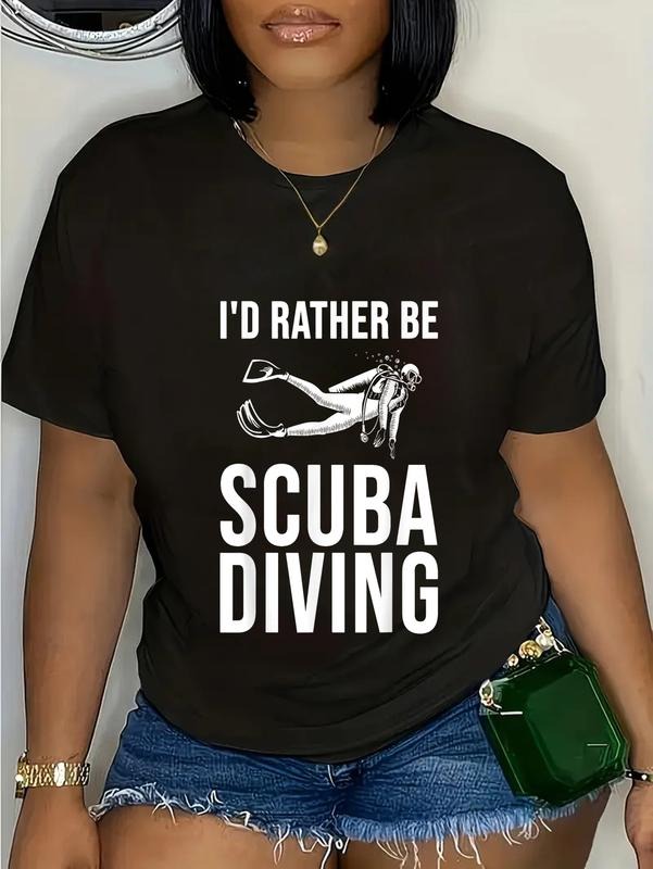 cotton Cool Scuba Diving For Men Women Snorkeler Beach Scuba Diver T-Shirt casual Fashion graphic tees women Hoodie,...