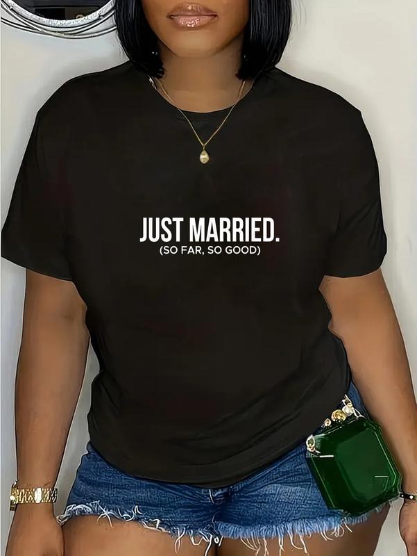 cotton Couple Shirt Just Married T-Shirt T-Shirt casual Fashion graphic tees Hoodie, Sweatshirt | HypeCrazeTee.com