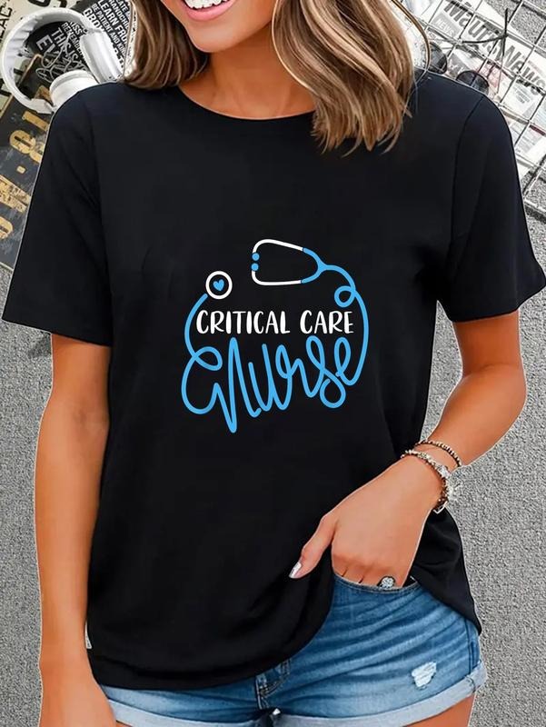 cotton Critical Care Nursing Department ICU RN Critical Care Nurse T-Shirt casual Fashion graphic tees women Hoodie,...
