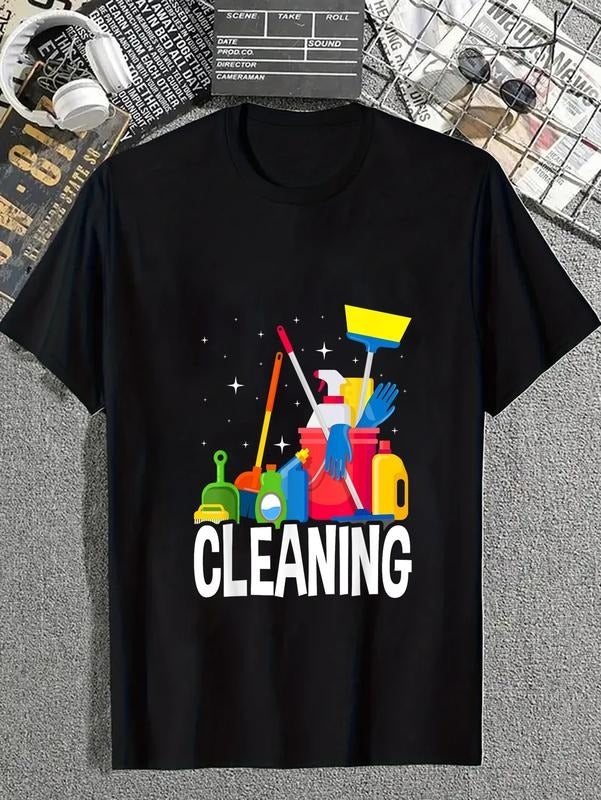 cotton Funny Cleaning Lover Cleaning Lady Housekeeping Housekeeper T-Shirt casual Fashion graphic tees for women Hoodie,...