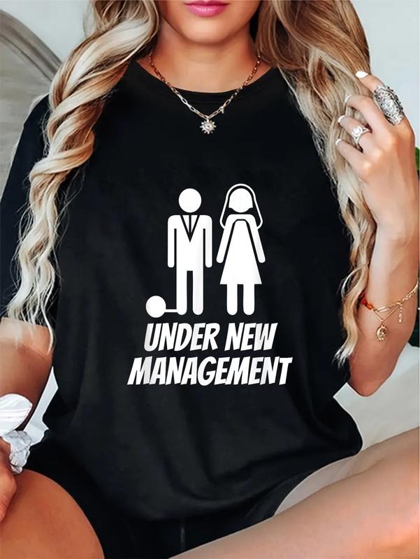 cotton Funny Just Married T-shirt, Fun Newlywed Gag Gifts For Men T-Shirt casual Fashion graphic tees for women Hoodie,...