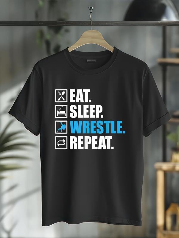 cotton Funny Wrestling Designs For Men Women Wrestle Athlete Fans T-Shirt casual Fashion graphic tees women Hoodie,...
