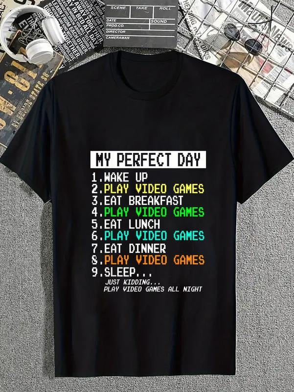 cotton Gaming Apparel - Gamer Gifts for Teen Boys & Men Short Sleeve T-Shirt casual Fashion graphic tees for women...