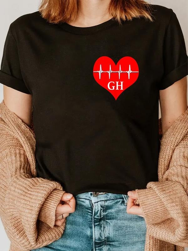cotton General Hospital Heartbeat Shirt T-Shirt casual Fashion graphic tees Hoodie, Sweatshirt | HypeCrazeTee.com
