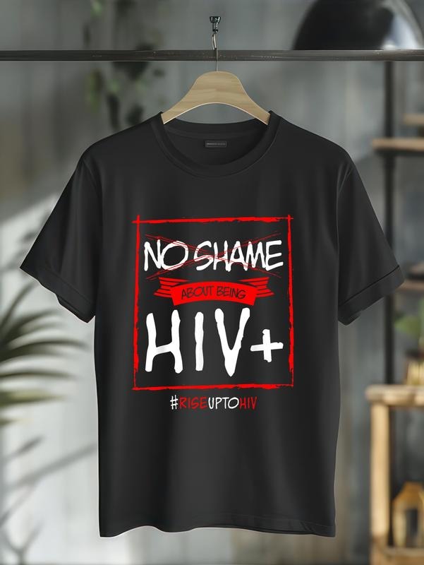 cotton HIV Shirt AIDS Immune Deficiency Infection Disease Gift Idea T-Shirt casual Fashion graphic tees women Hoodie,...
