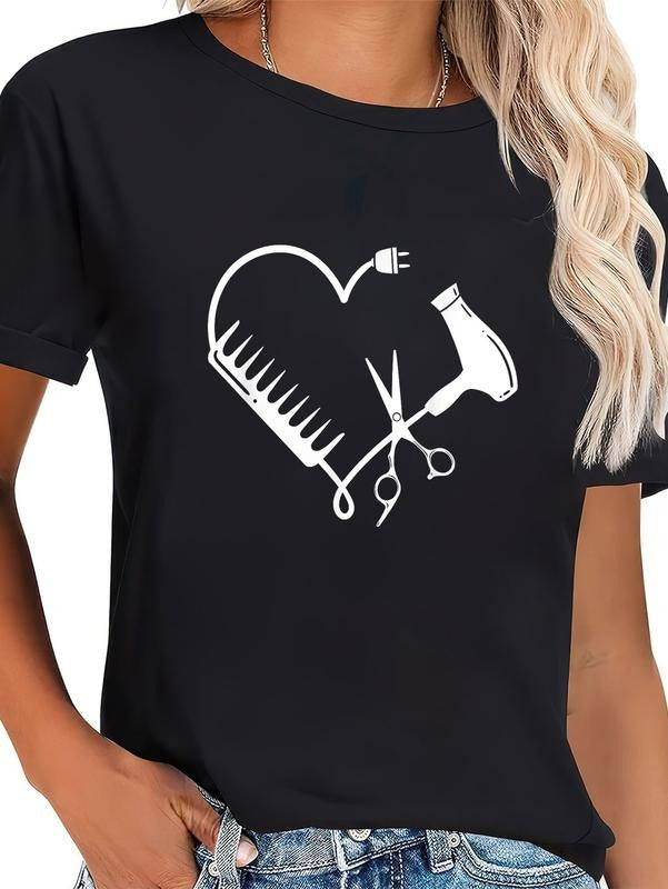 cotton Hairdresser Hairstylists Hairstyling Beautician Hairdressing T-Shirt casual Fashion graphic tees women Hoodie,...
