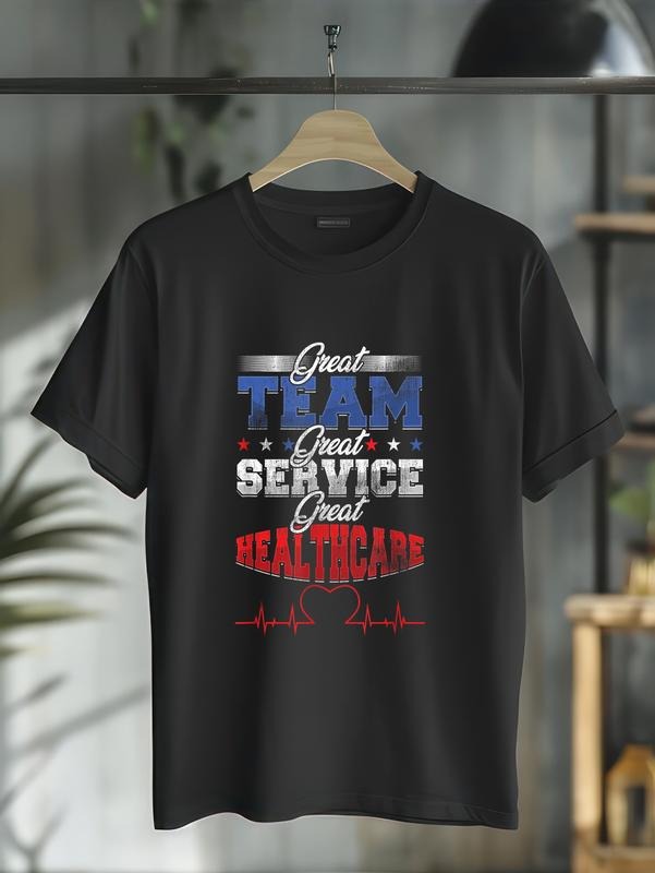 cotton Healthcare Provider Hospital Medical Staff Great Team T-Shirt casual Fashion graphic tees women Hoodie, Sweatshirt