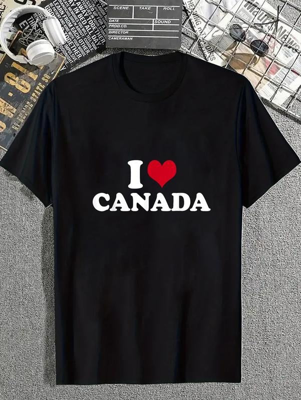 cotton I Love Canada T-Shirt casual Fashion graphic tees women style 02 Hoodie, Sweatshirt | HypeCrazeTee.com