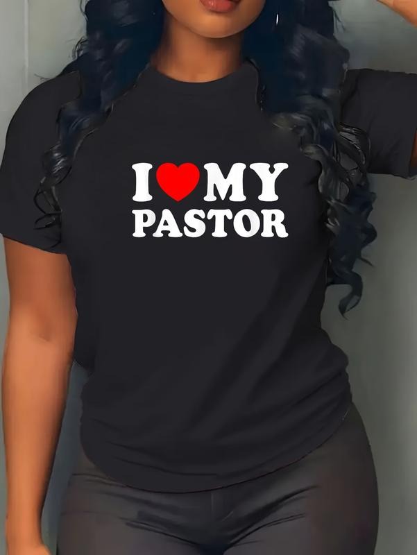 cotton I Love My Pastor T-Shirt casual Fashion graphic tees for women Hoodie, Sweatshirt | HypeCrazeTee.com