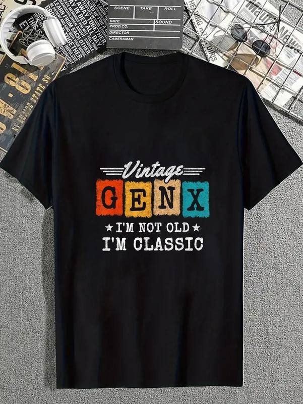 cotton I'm Not Old I'm Classic - Generation X - Funny Gen X T-Shirt casual Fashion graphic tees for women Hoodie, Sweatshirt