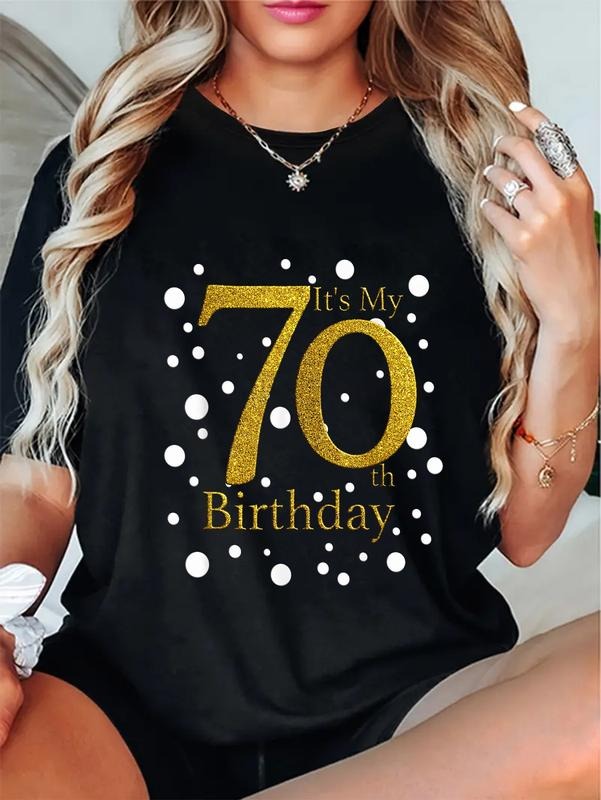 cotton Its My 70th Birthday Shirt Happy Birthday Funny Gift TShirt T-Shirt casual Fashion graphic tees women Hoodie,...
