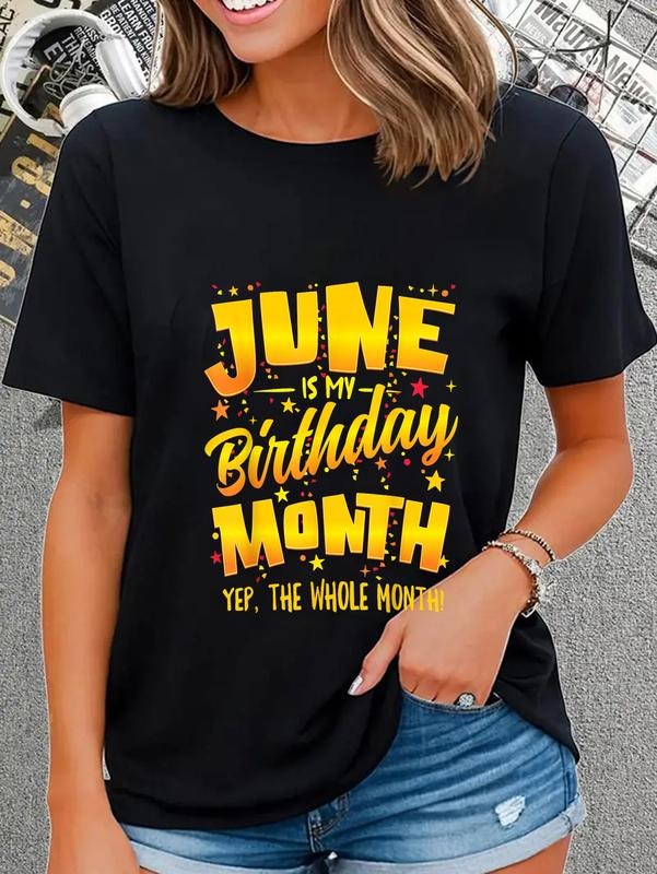 cotton June Birthday Celebration Design for Men, Women & Youth T-Shirt casual Fashion graphic tees for women Hoodie,...