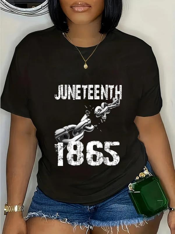 cotton Juneteenth T-Shirt T-Shirt casual Fashion graphic tees for women Hoodie, Sweatshirt | HypeCrazeTee.com