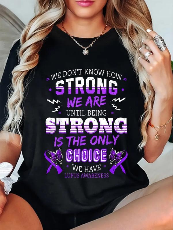 cotton Lupus Awareness Shirt Organ Disease Ribbon Butterfly Gift T-Shirt casual Fashion graphic tees Hoodie, Sweatshirt